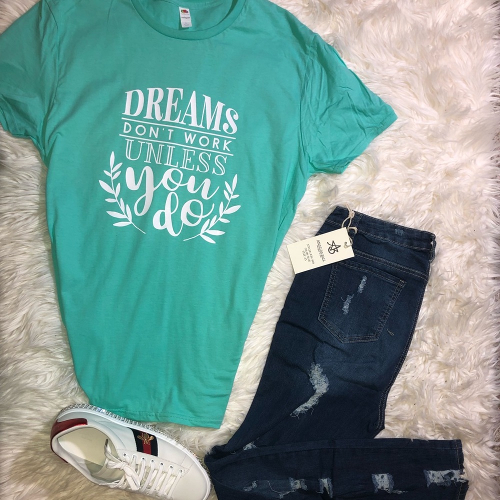 Graphic T shirts.